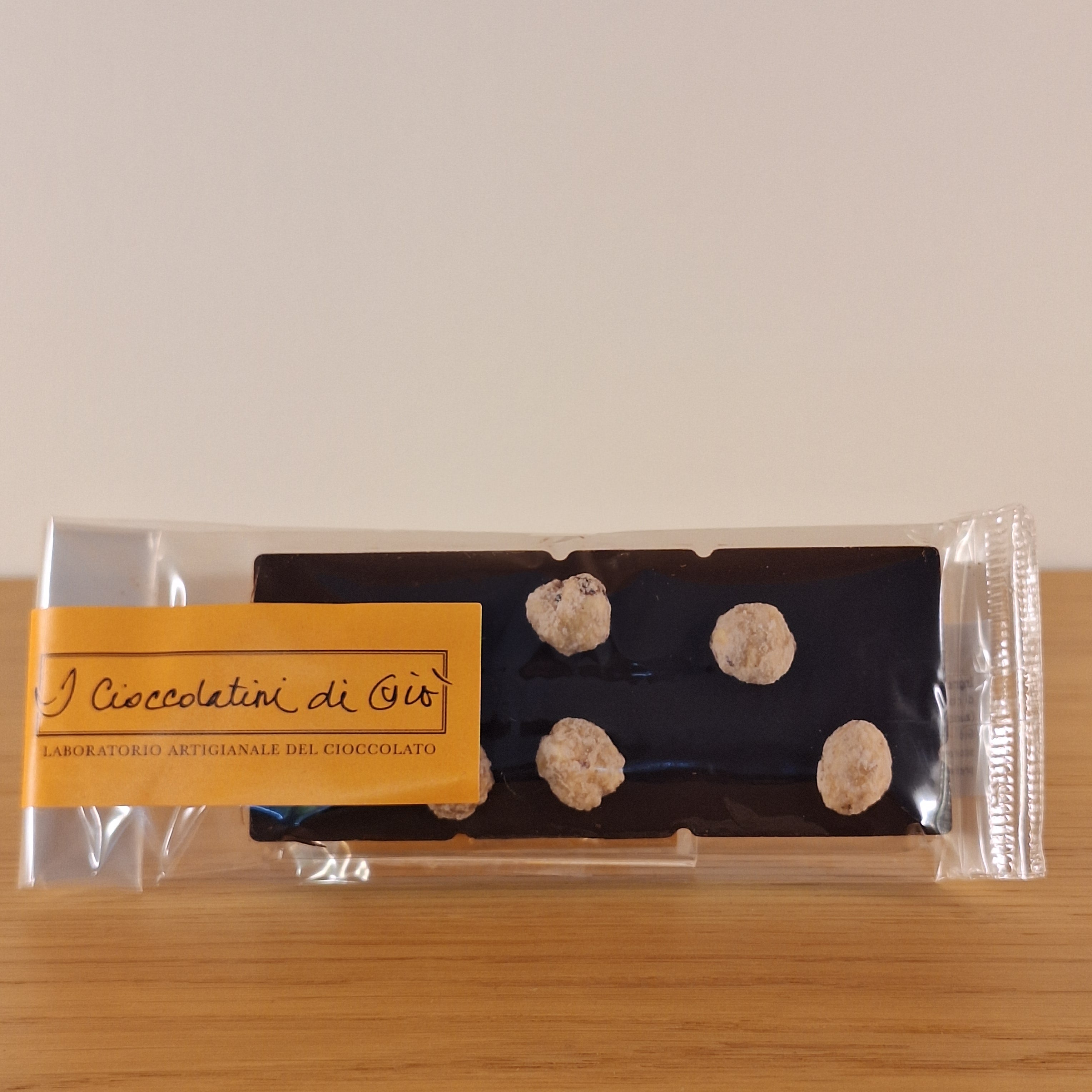Tavoletta di cioccolato Fondente 65% & Nocciole Glassate