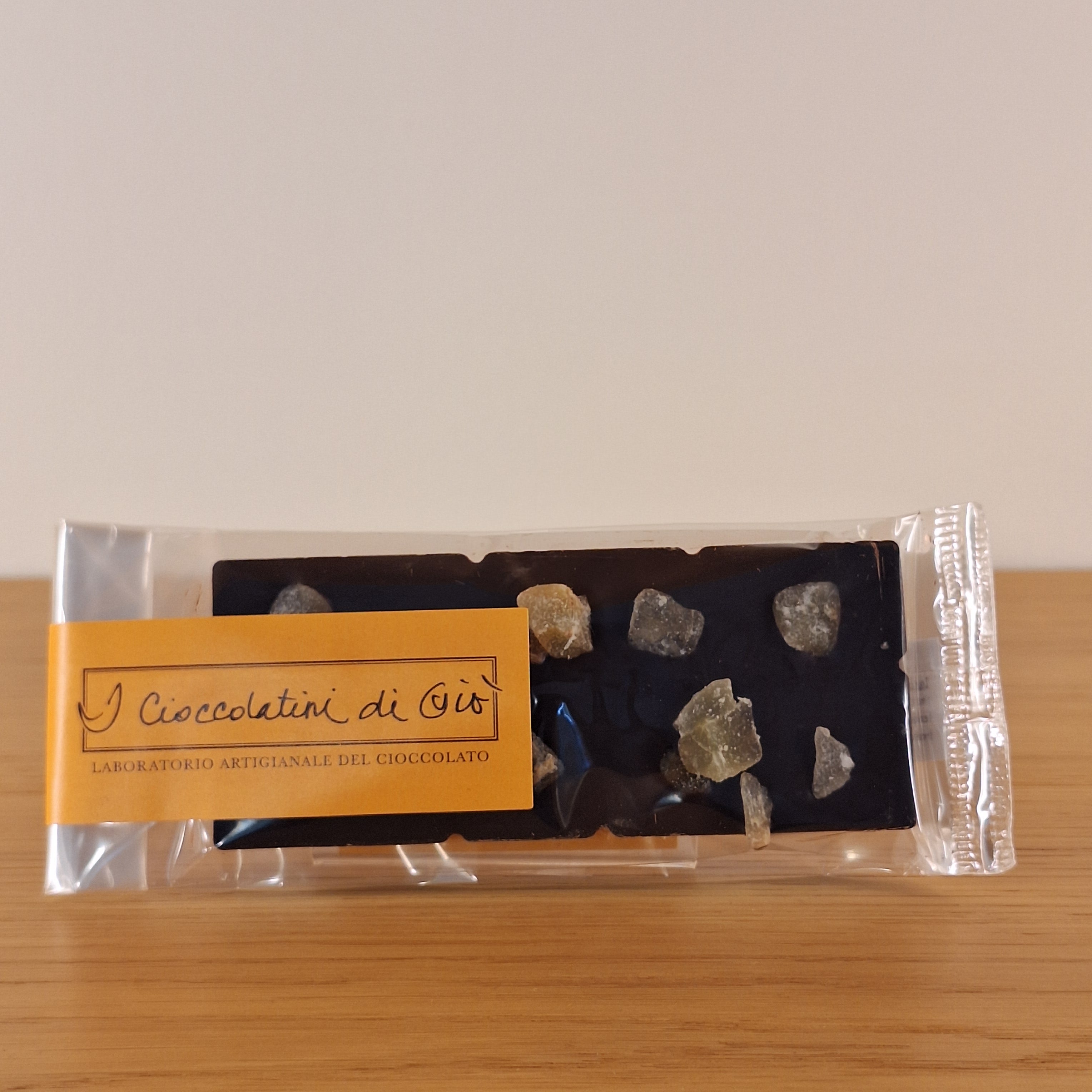 Tavoletta di cioccolato Fondente 65% & Zenzero