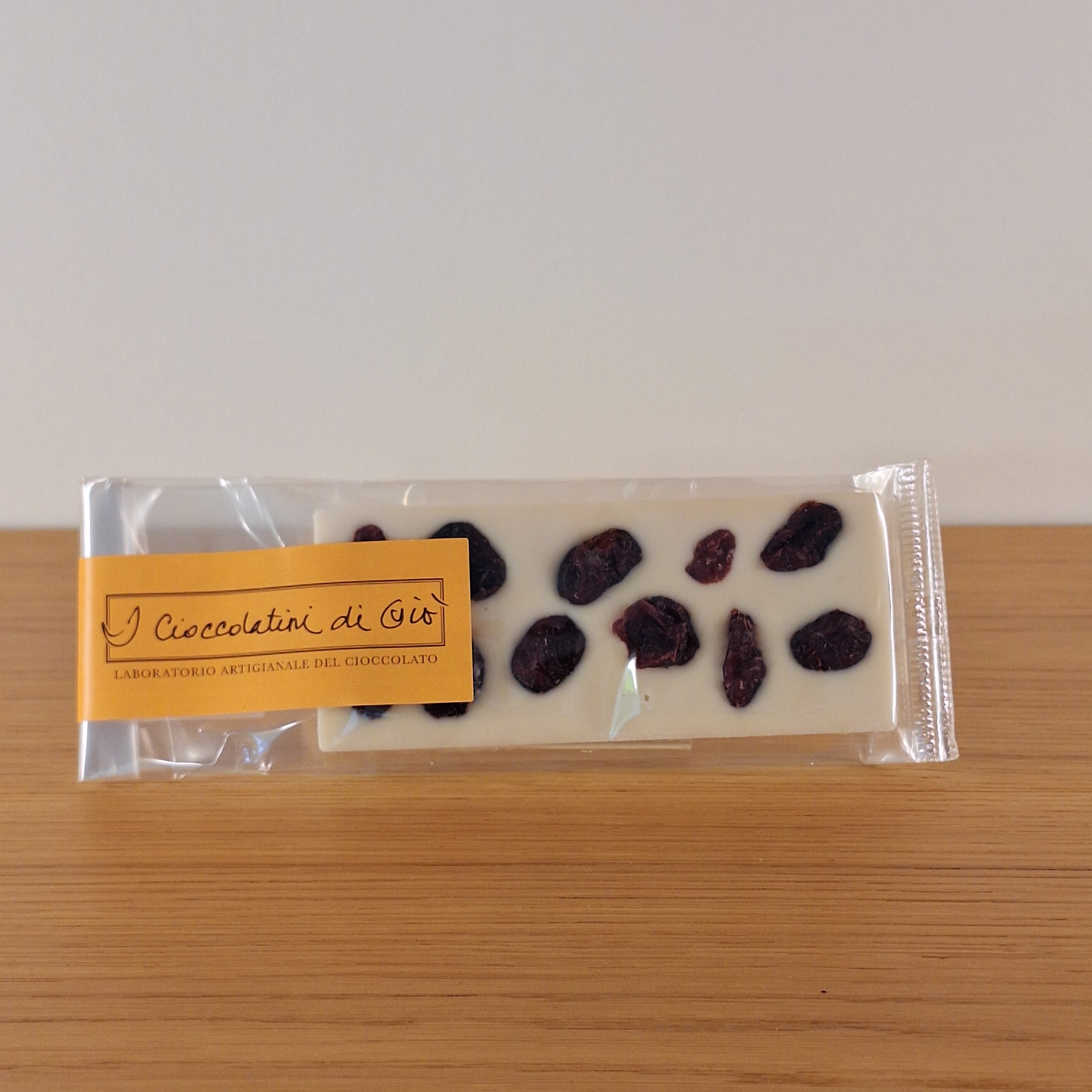 Tavoletta di cioccolato Bianco & Mirtilli Rossi